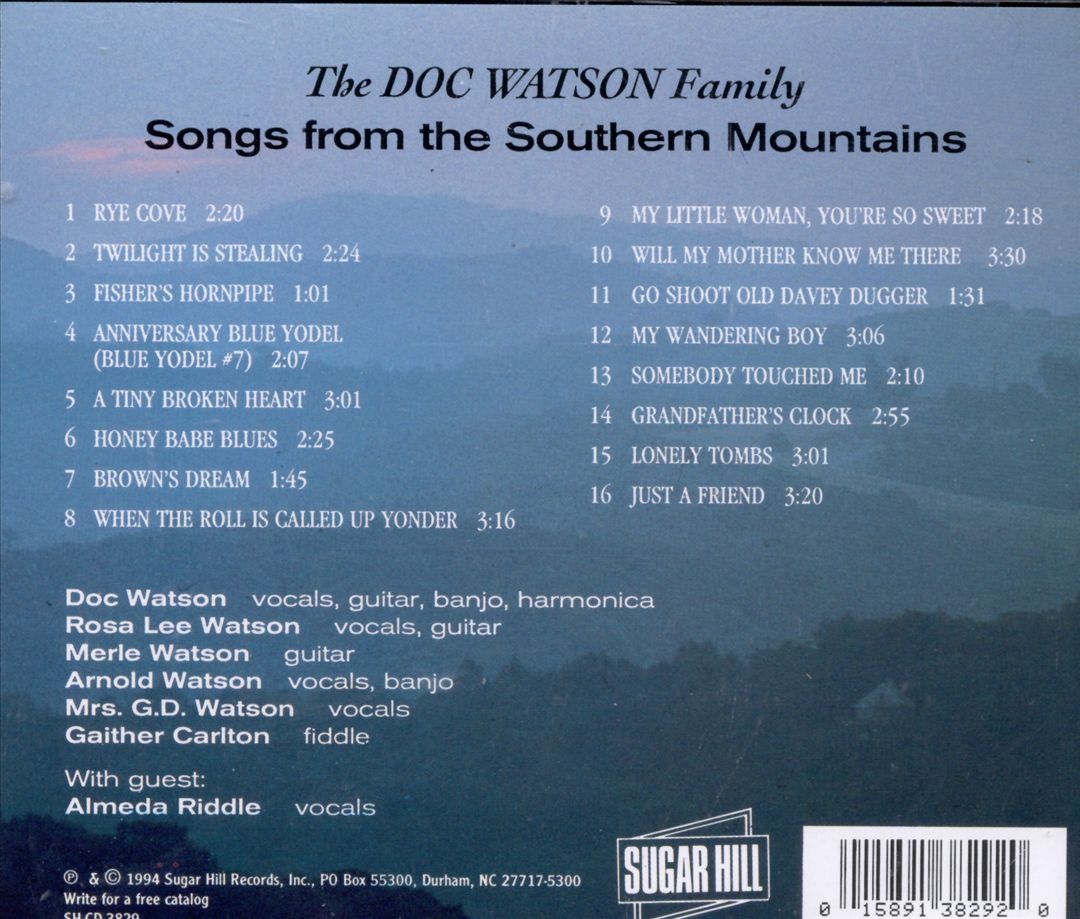 Songs from the Southern Mountains cover art