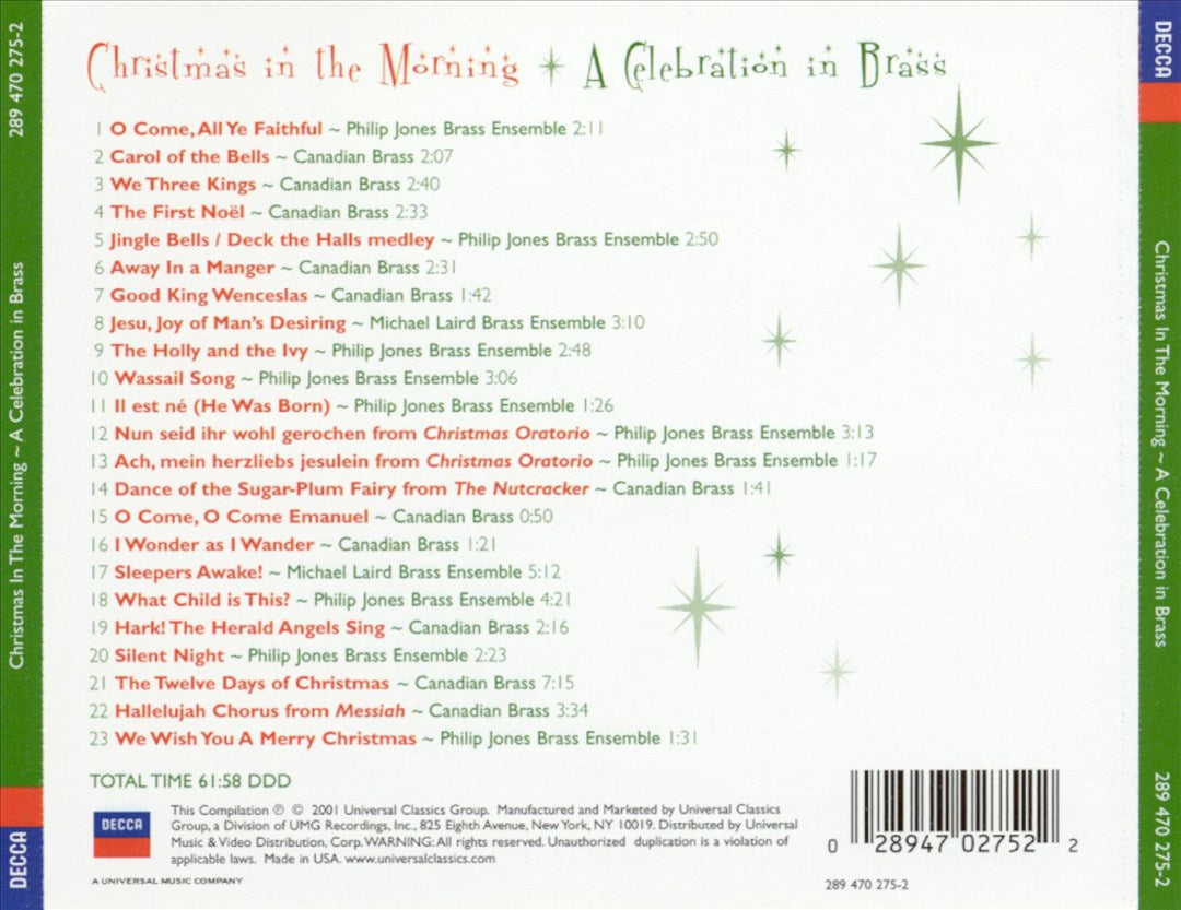 Christmas in the Morning: A Celebration in Brass cover art