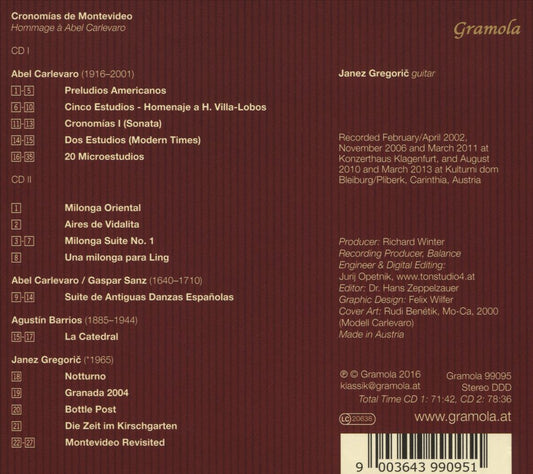Cronomias de Montevideo: Hommage à Abel Carlevaro cover art