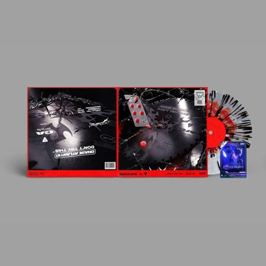 Don't Try This [Clear, Red, Orange, Black & White Splatter Vinyl] cover art