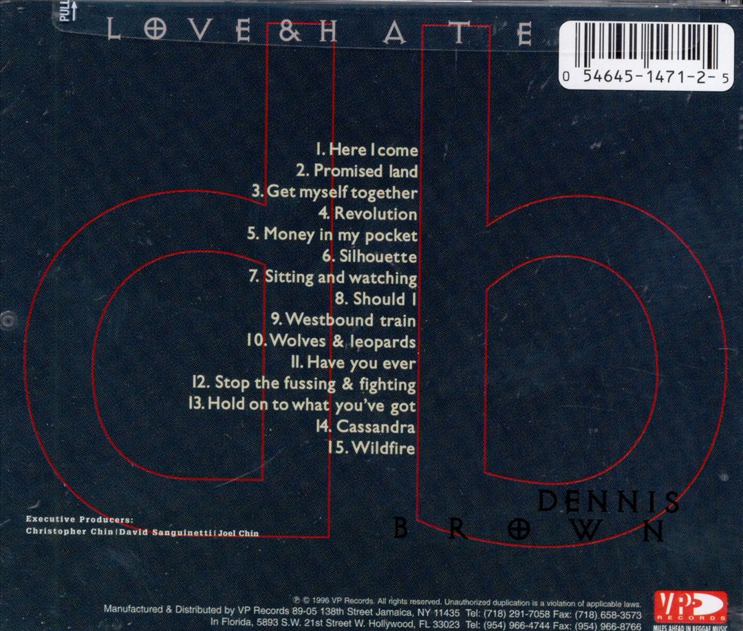 Love & Hate: The Best of Dennis Brown cover art