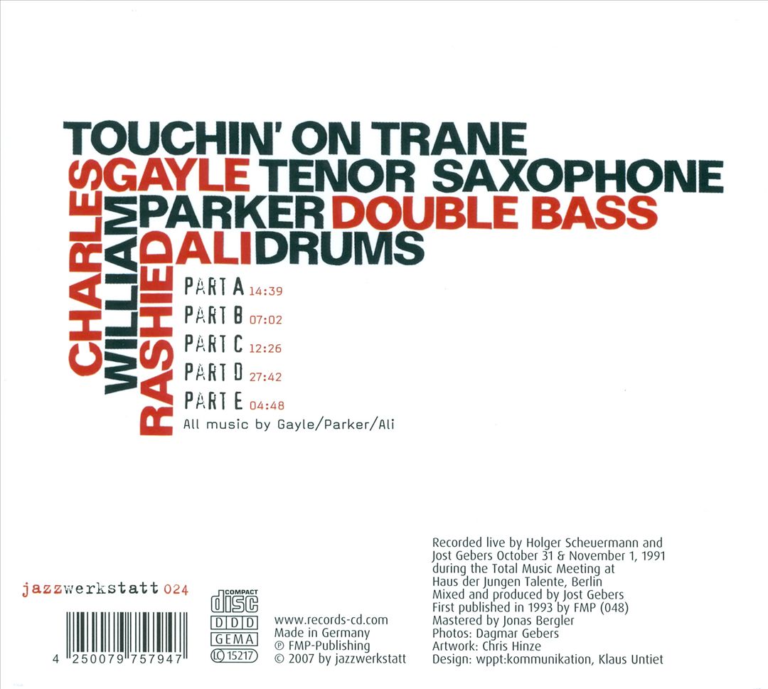 Touchin' on Trane cover art