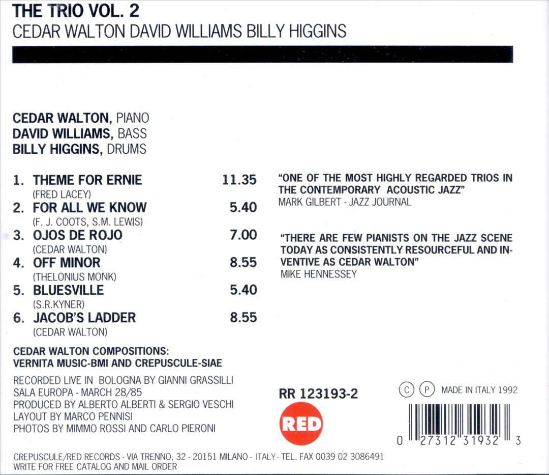 Trio, Vol. 2 cover art