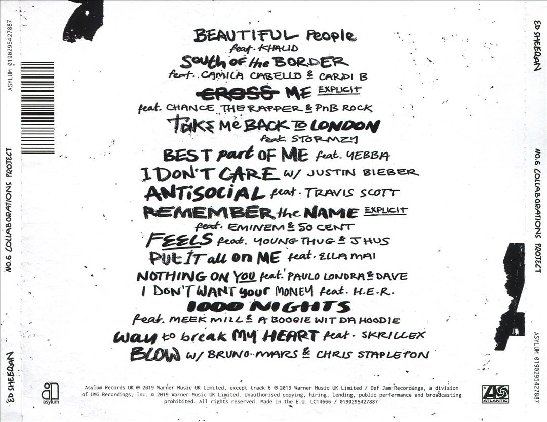 No. 6 Collaborations Project cover art