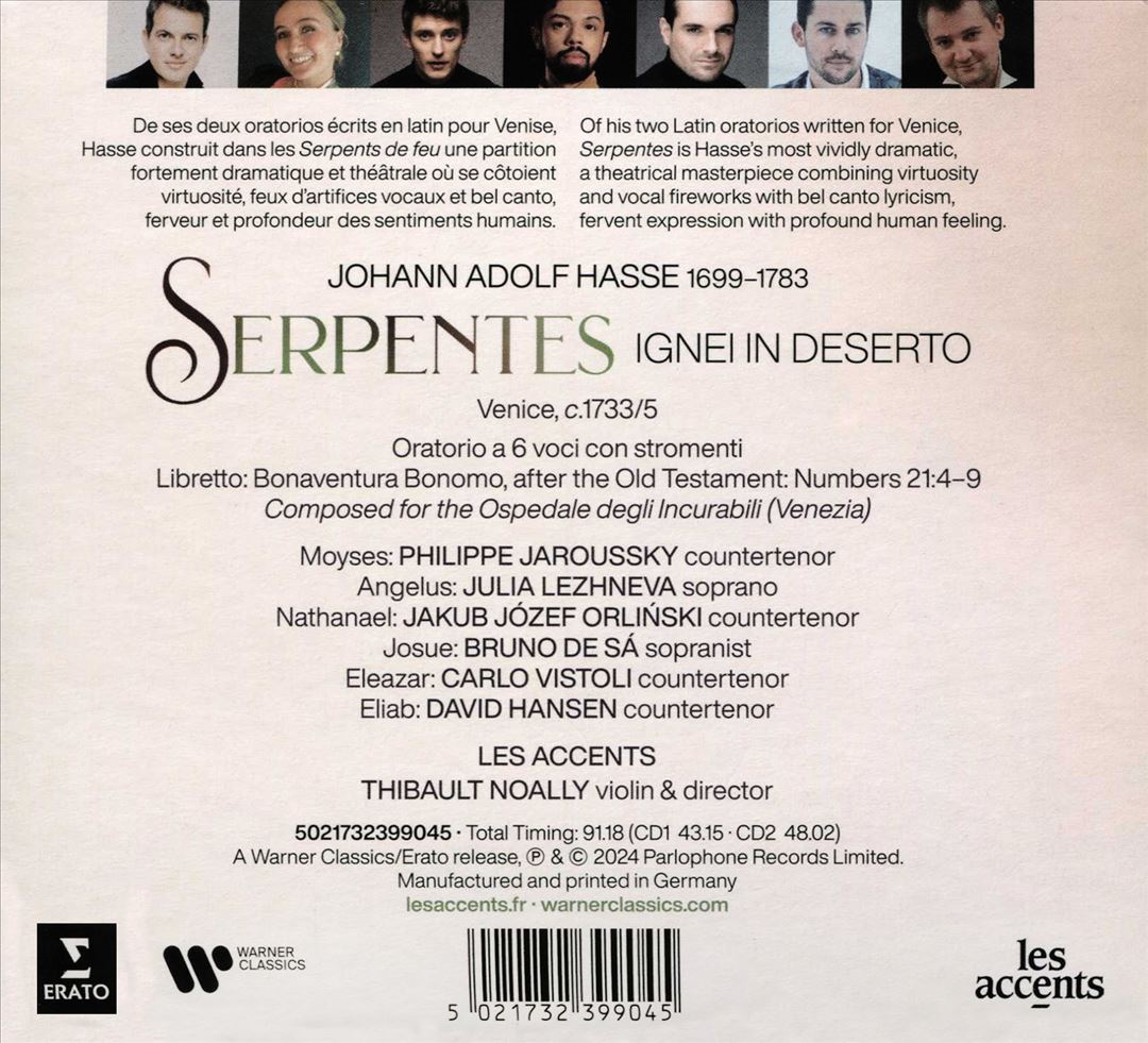 Hasse: Serpentes ignei in deserto cover art