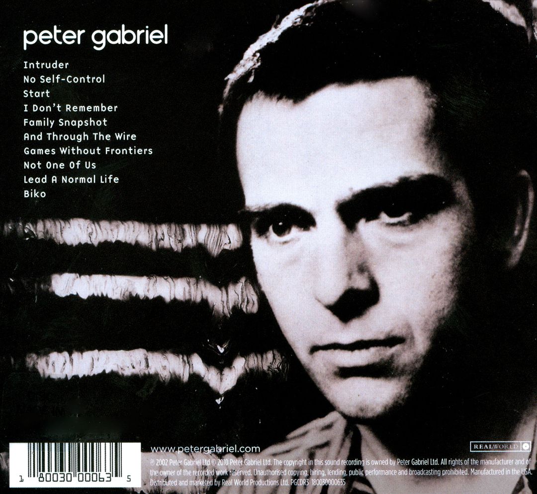 Peter Gabriel [3] cover art