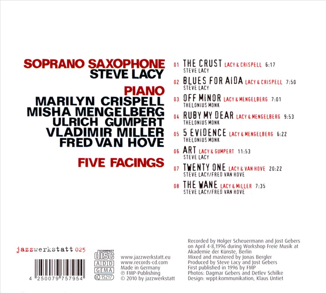 Five Facings cover art
