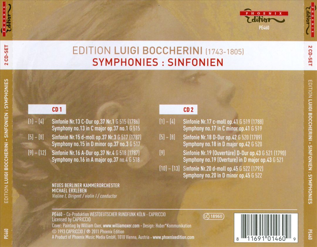 Boccherini: Symphonies cover art