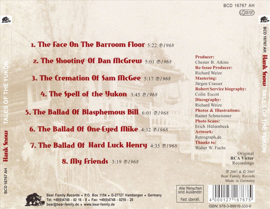 Tales of the Yukon cover art