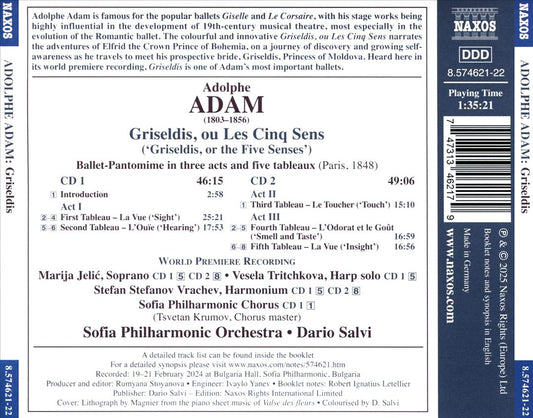 Adolphe Adam: Griseldis cover art