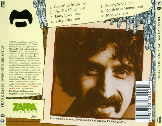 Over-Nite Sensation cover art