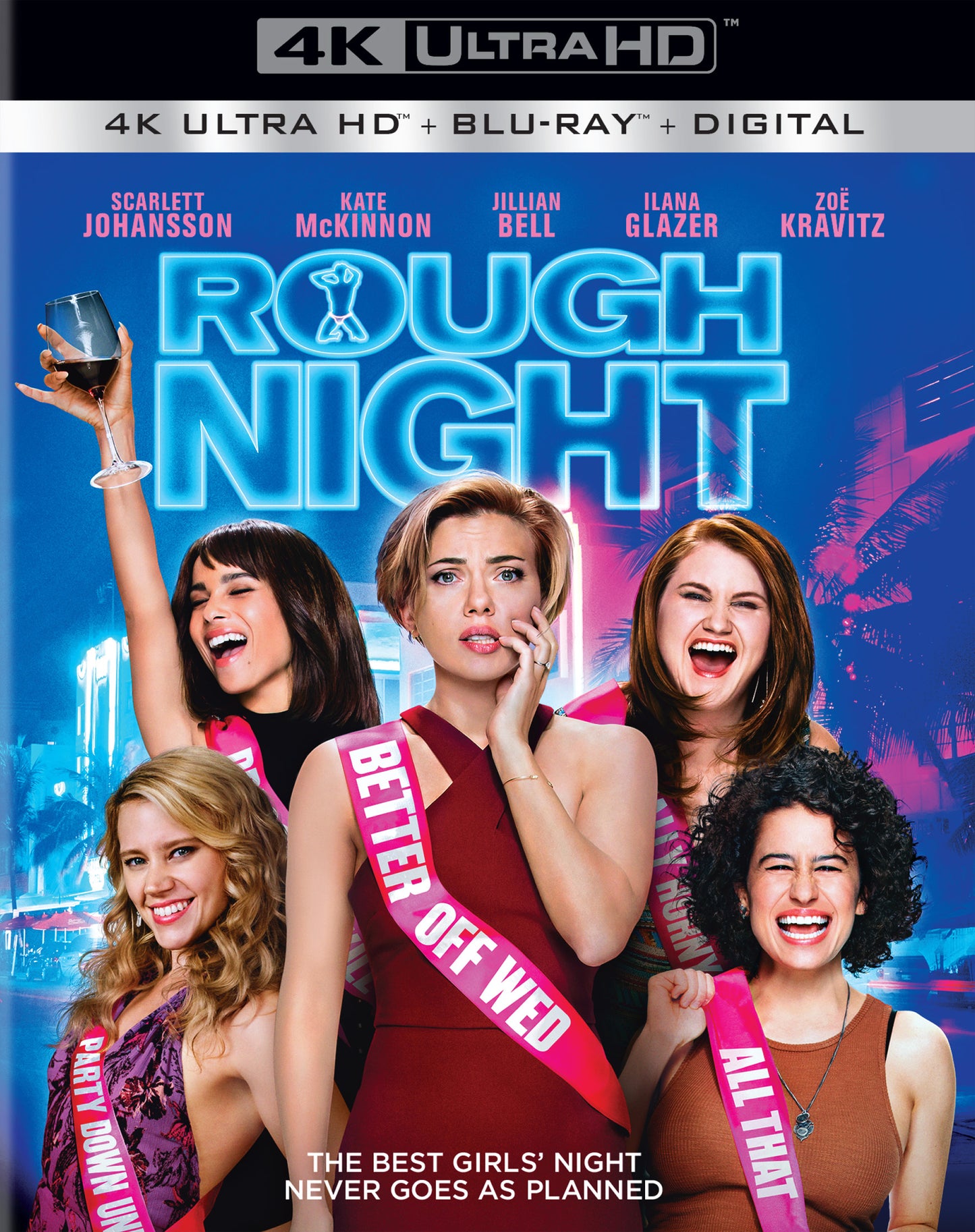 Rough Night [Includes Digital Copy] [4K Ultra HD Blu-ray/Blu-ray] cover art