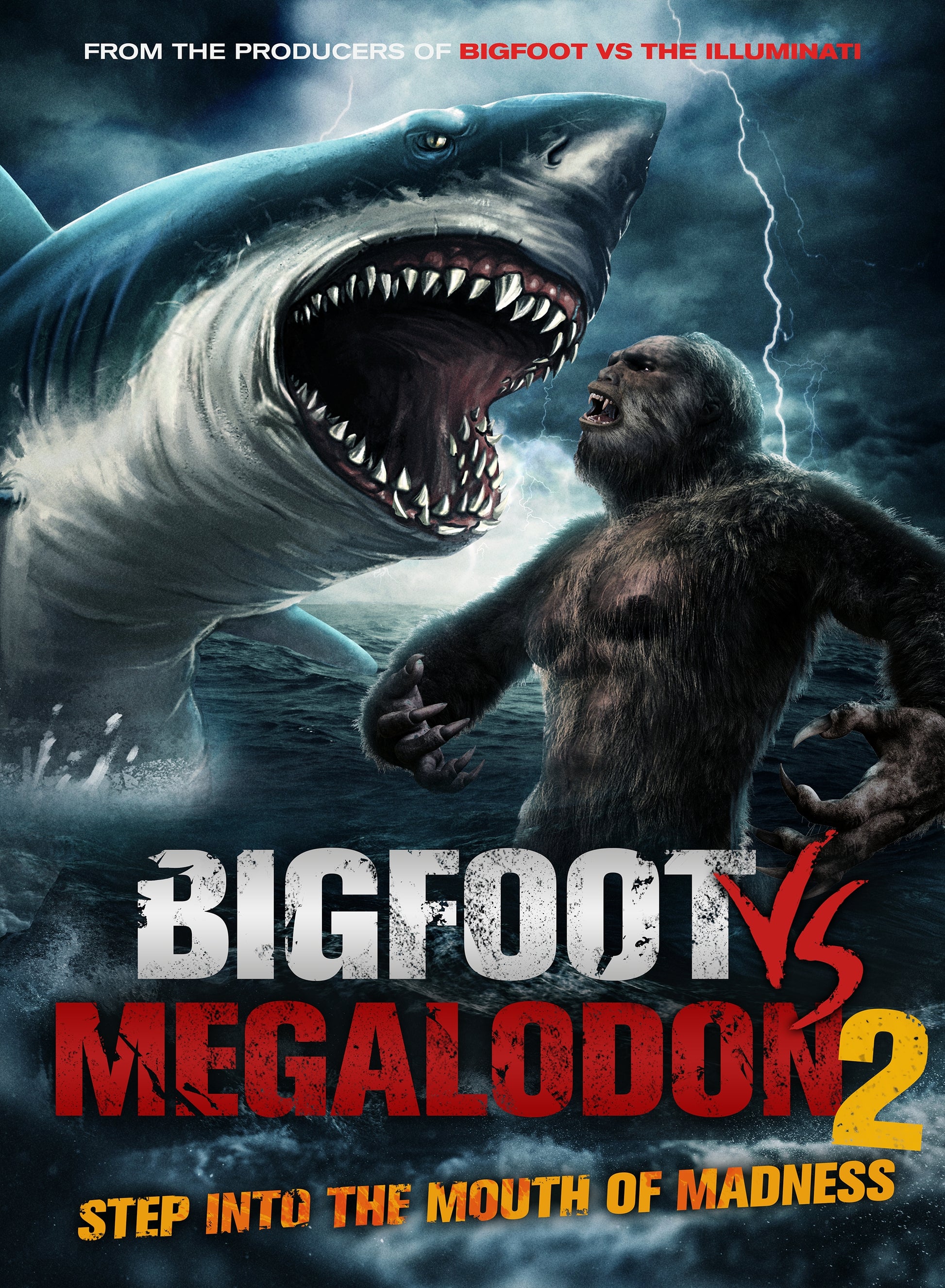 Bigfoot vs Megalodon 2 cover art