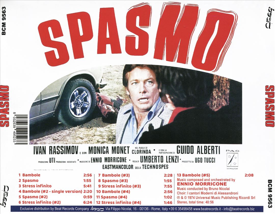 Spasmo [Original Motion Picture Soundtrack] cover art