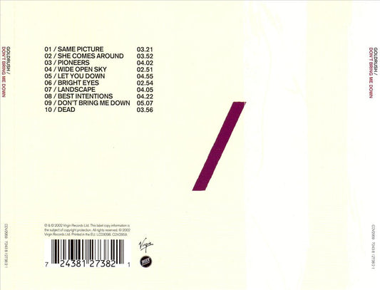 Don't Bring Me Down cover art