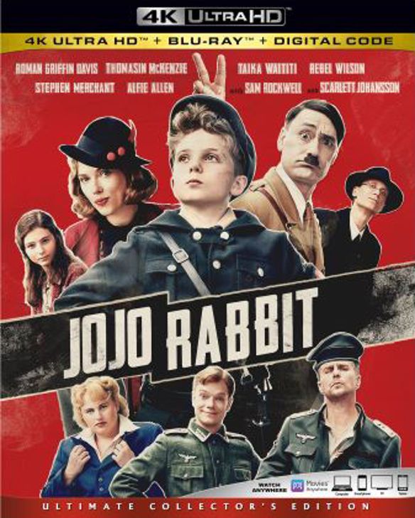 Jojo Rabbit [Includes Digital Copy] [4K Ultra HD Blu-ray/Blu-ray] cover art