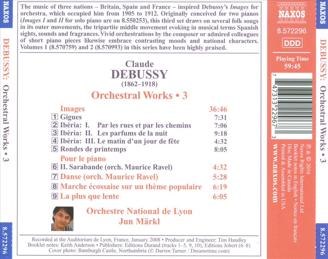 Debussy: Orchestral Works, Vol. 3 - Images cover art