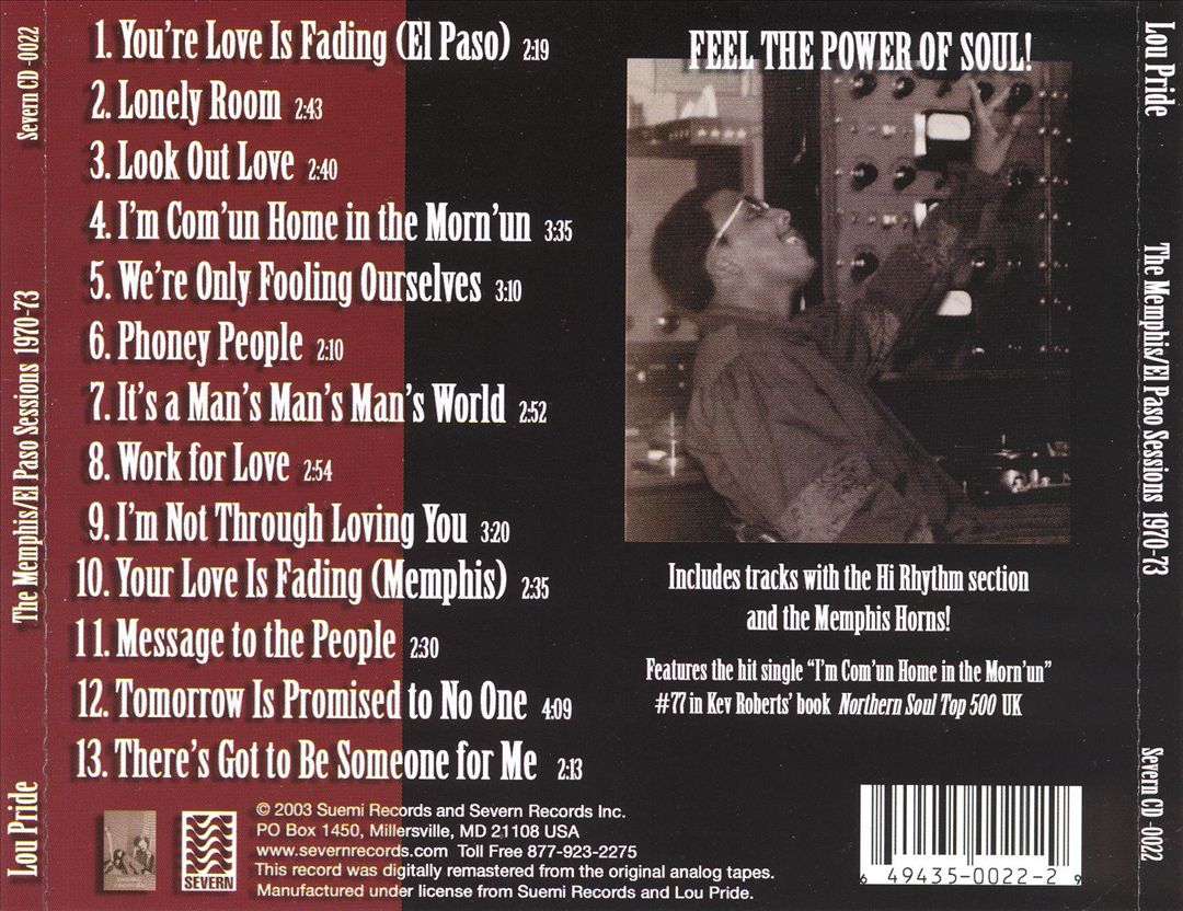 Memphis/El Paso Sessions 1970-73 cover art