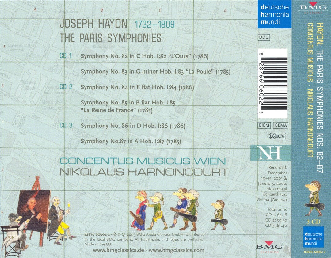 Haydn: The Paris Symphonies Nos. 82-87 cover art