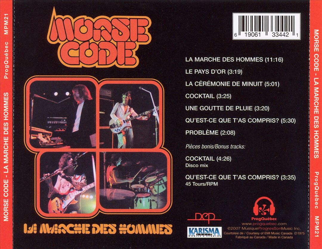 Marche des Hommes [Bonus Tracks] cover art