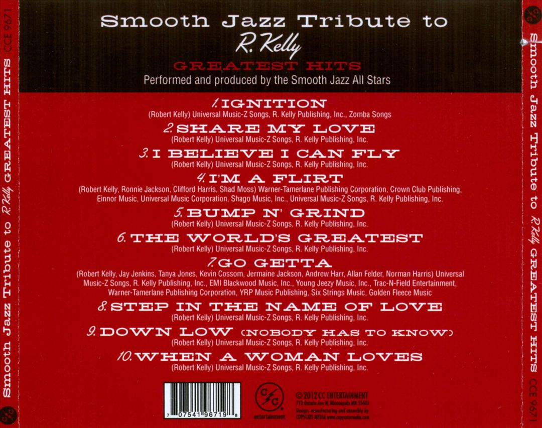 Smooth Jazz Tribute to R. Kelly: Greatest Hits cover art