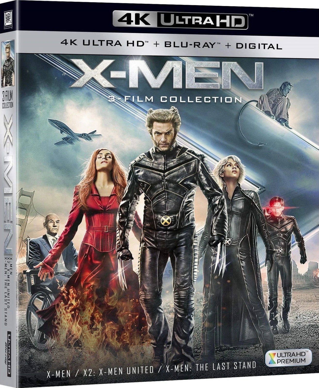 X-Men (2000)/X2 (2003)/X-Men: The Last Stand (4K / Blu-ray + Digital) New cover art