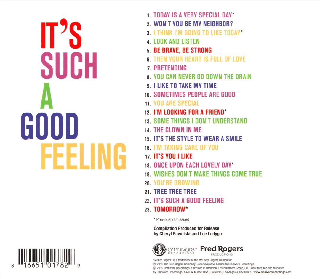 It's Such a Good Feeling: The Best of Mister Rogers cover art