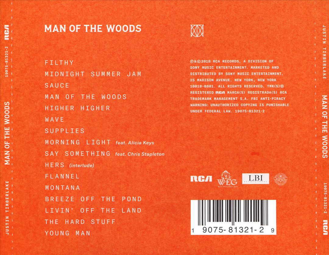 Man of the Woods cover art