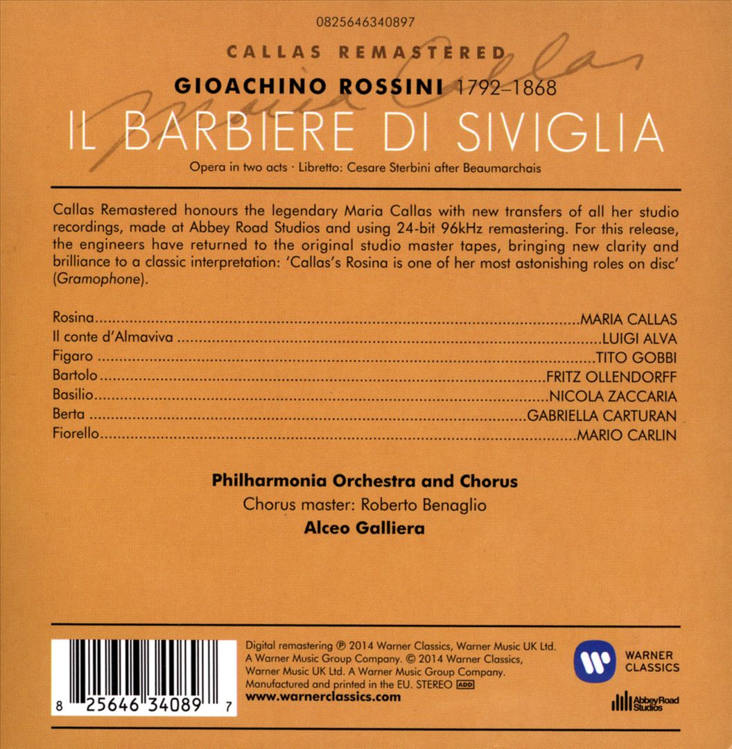Rossini: Il barbiere di Siviglia cover art