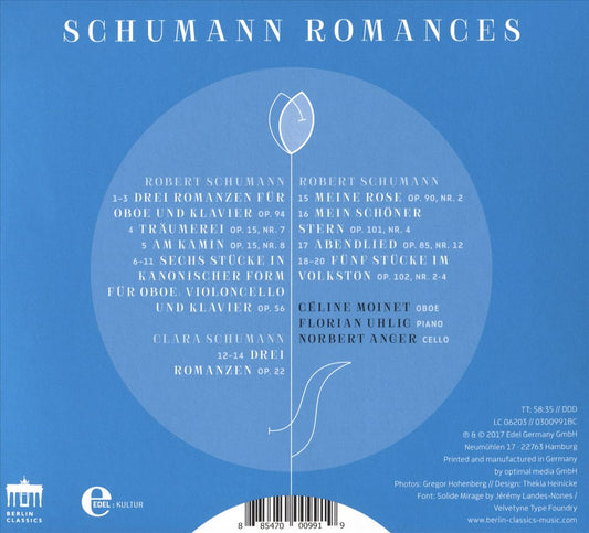Schumann Romances cover art