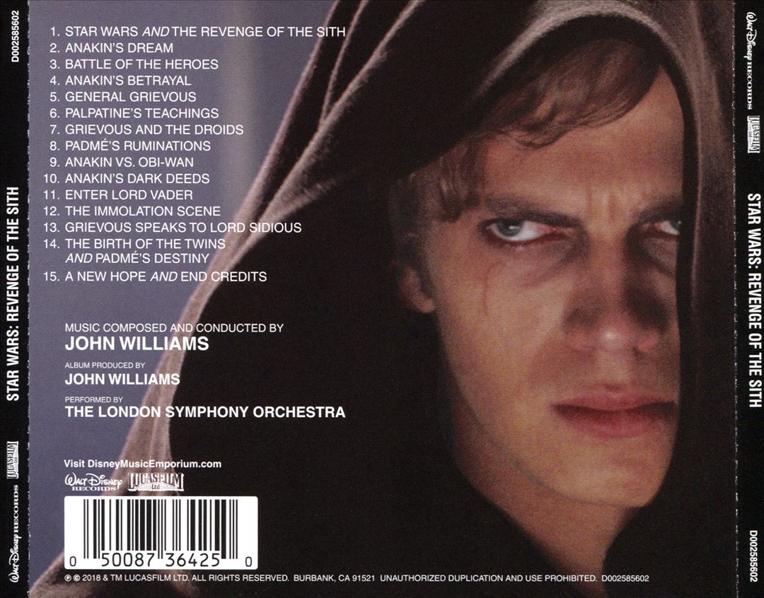 Star Wars Episode III: Revenge of the Sith [Original Motion Picture Soundtrack] cover art