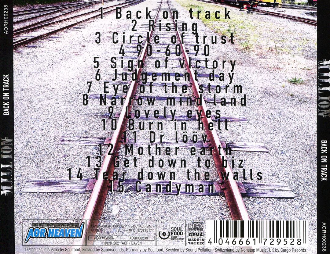 Back On Track cover art