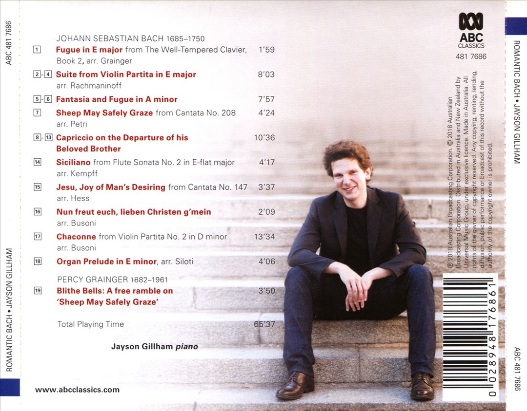 Romantic Bach: From Intimate to Epic cover art