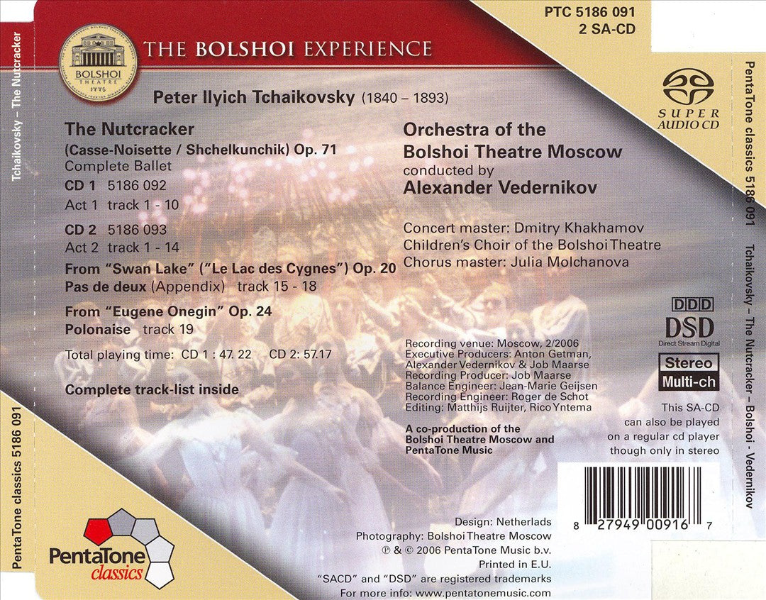 Tchaikovsky: The Nutcracker Complete Ballet cover art