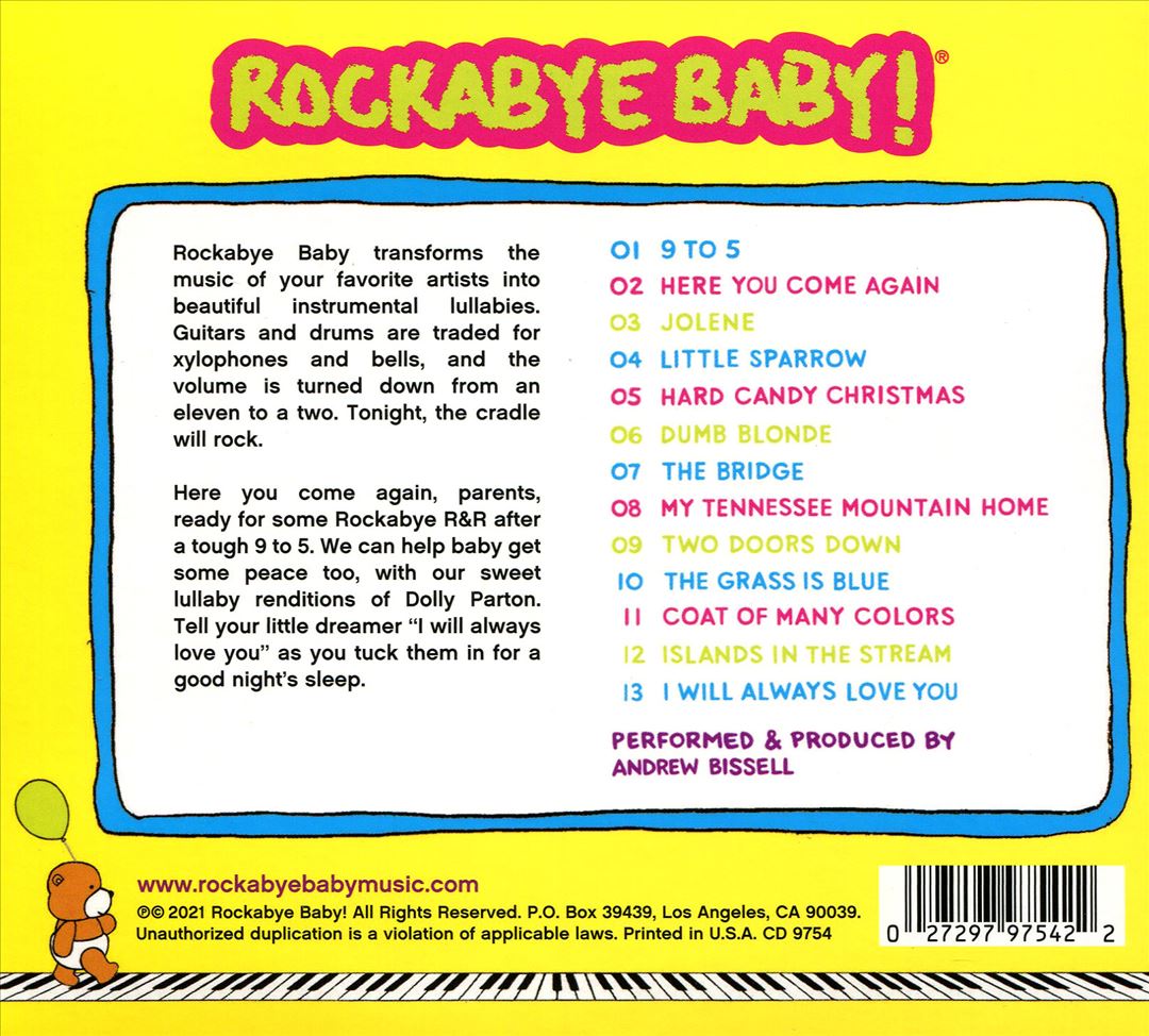 Lullaby Renditions of Dolly Parton cover art