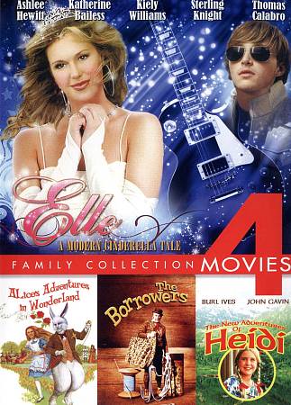 Elle/Alice's Adventures in Wonderland/The Borrowers/The New Adventures of Heidi cover art