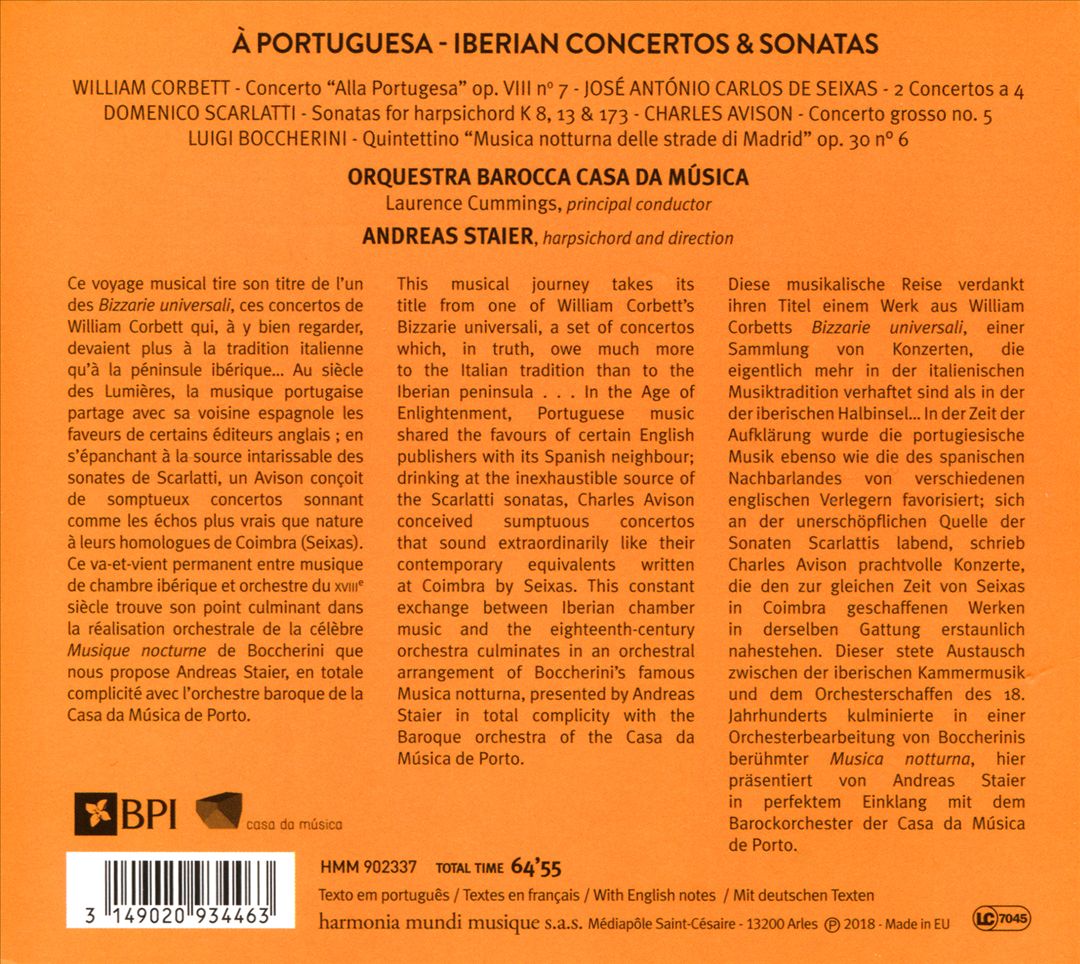 À Portuguesa: Iberian Concertos & Sonatas cover art