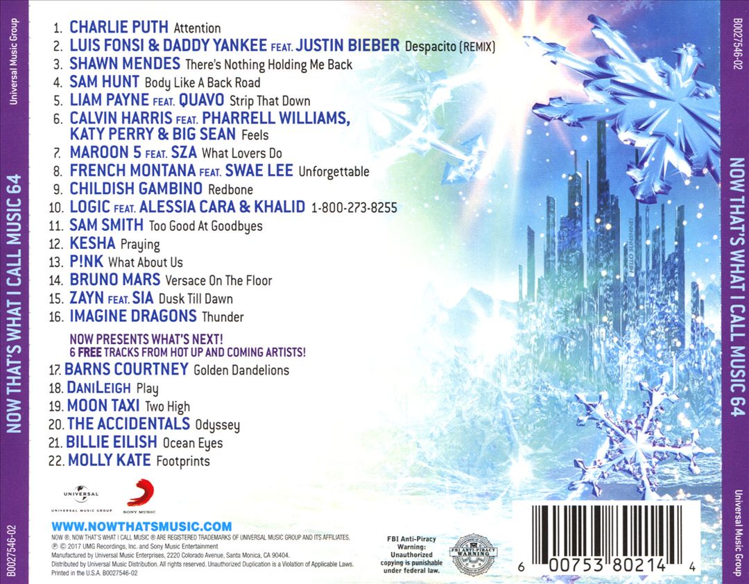 Now That's What I Call Music! 64 cover art