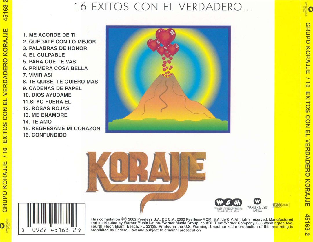 16 Exitos Con el Vedadero Korajje cover art