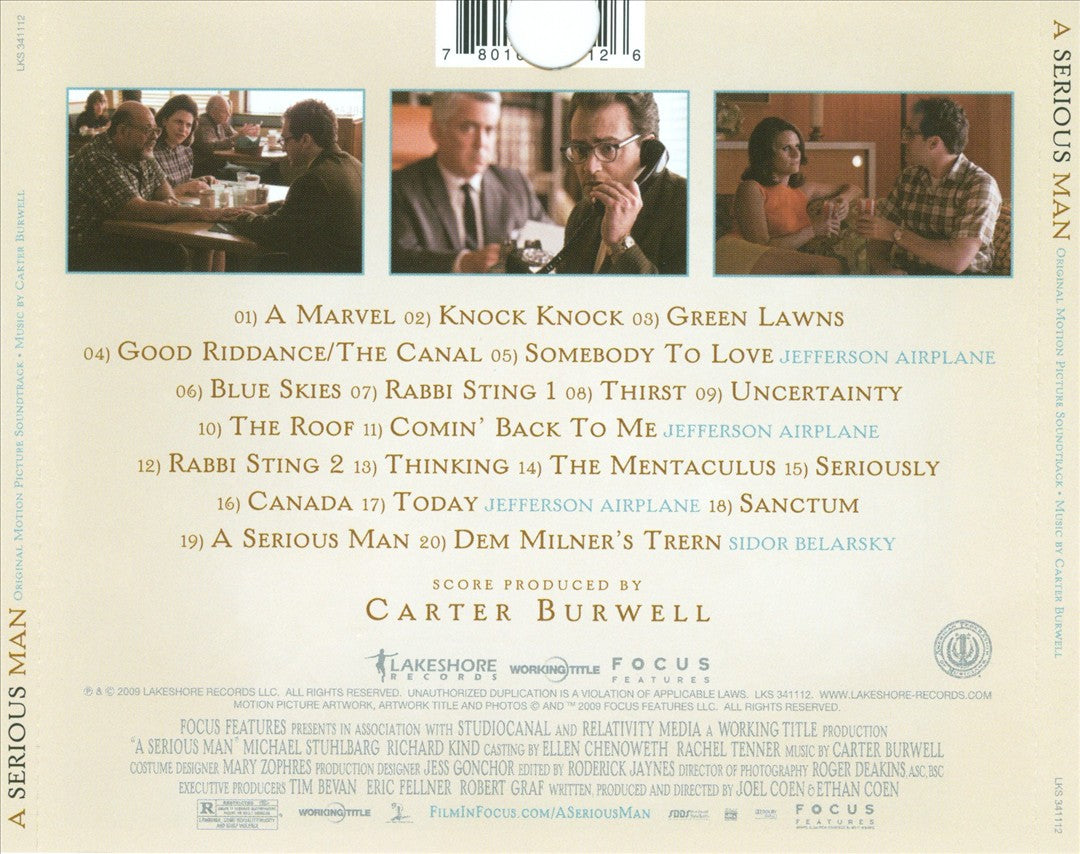 Serious Man [Original Score] cover art