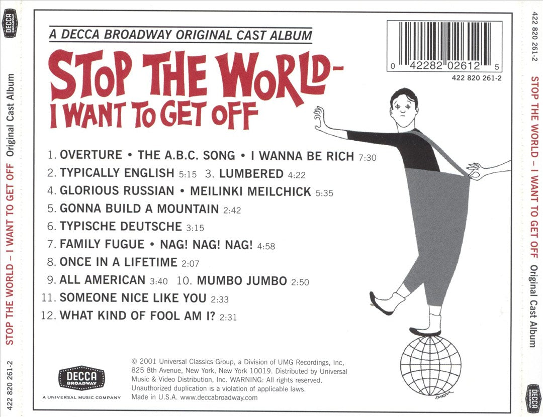 Stop the World –  I Want to Get Off [Original Cast Recording] cover art