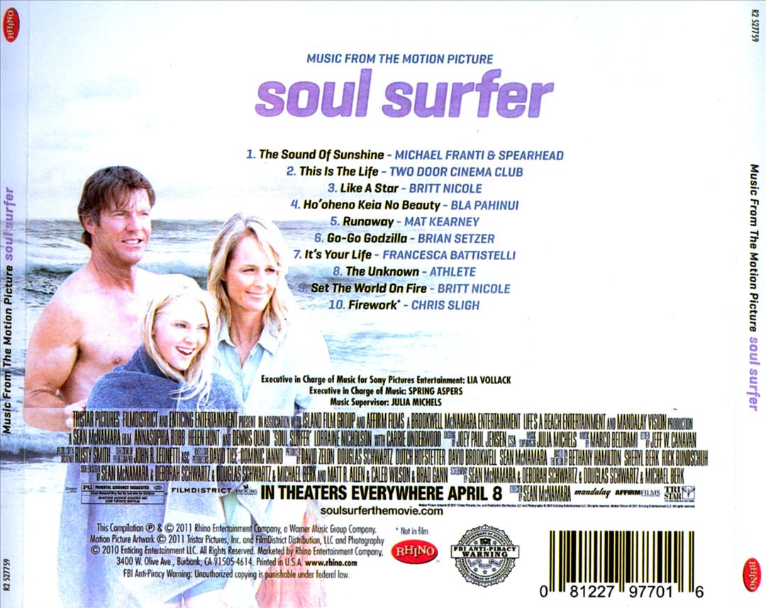 Soul Surfer [Original Soundtrack] cover art