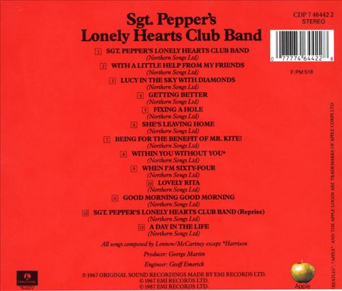 Sgt. Pepper's Lonely Hearts Club Band cover art