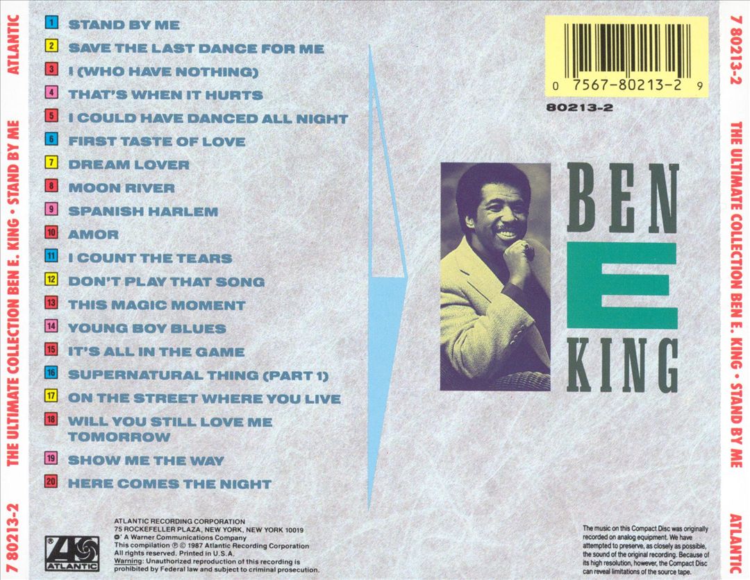 Ultimate Collection: Stand by Me/Best of Ben E. King/Ben E. King with the Drifters cover art