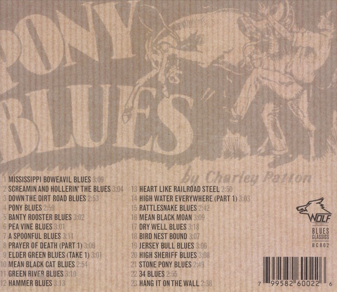 Pony Blues: His 23 Greatest Songs cover art