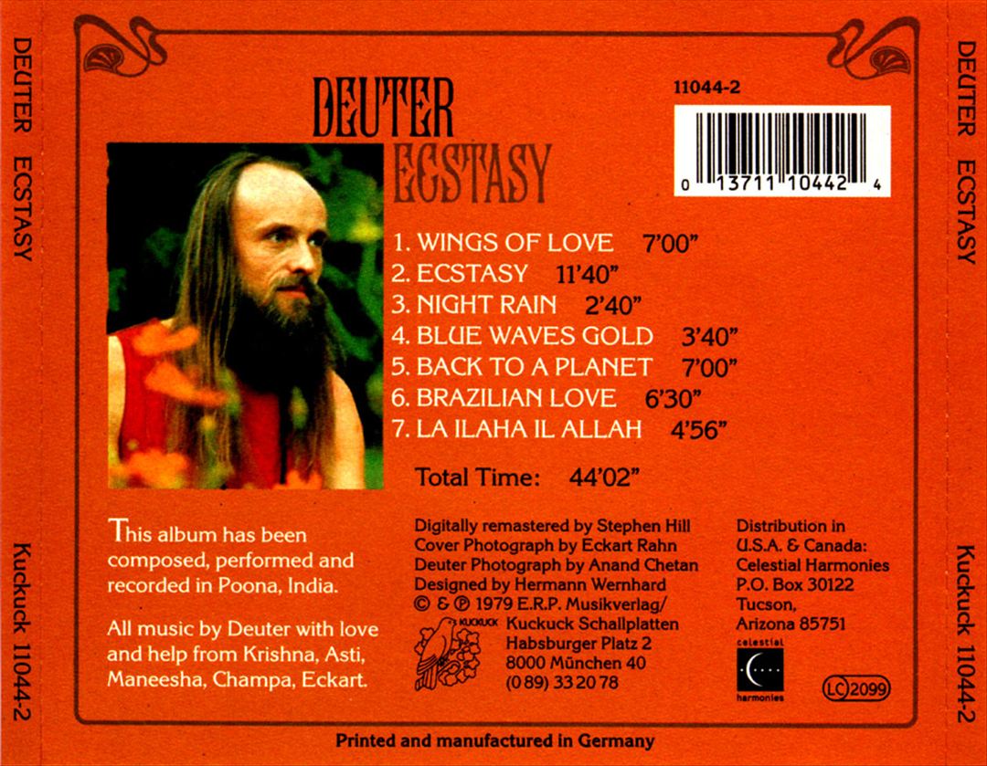 Ecstasy cover art