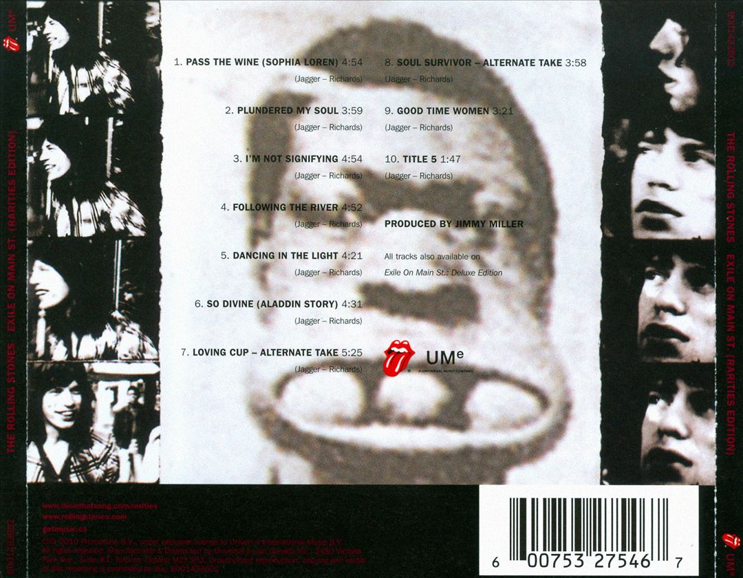 Exile on Main St.: Rarities Edition - Essential Collector's Tracks cover art