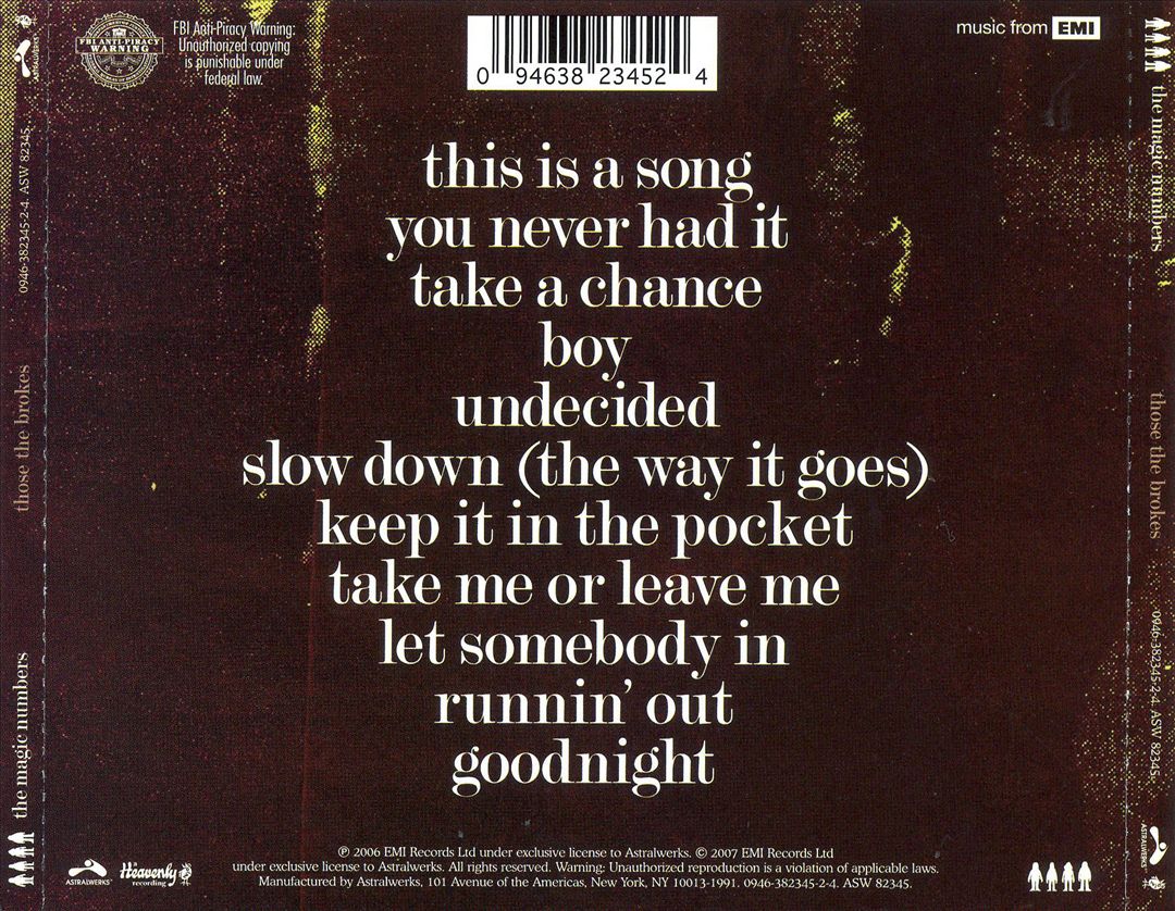Those the Brokes cover art
