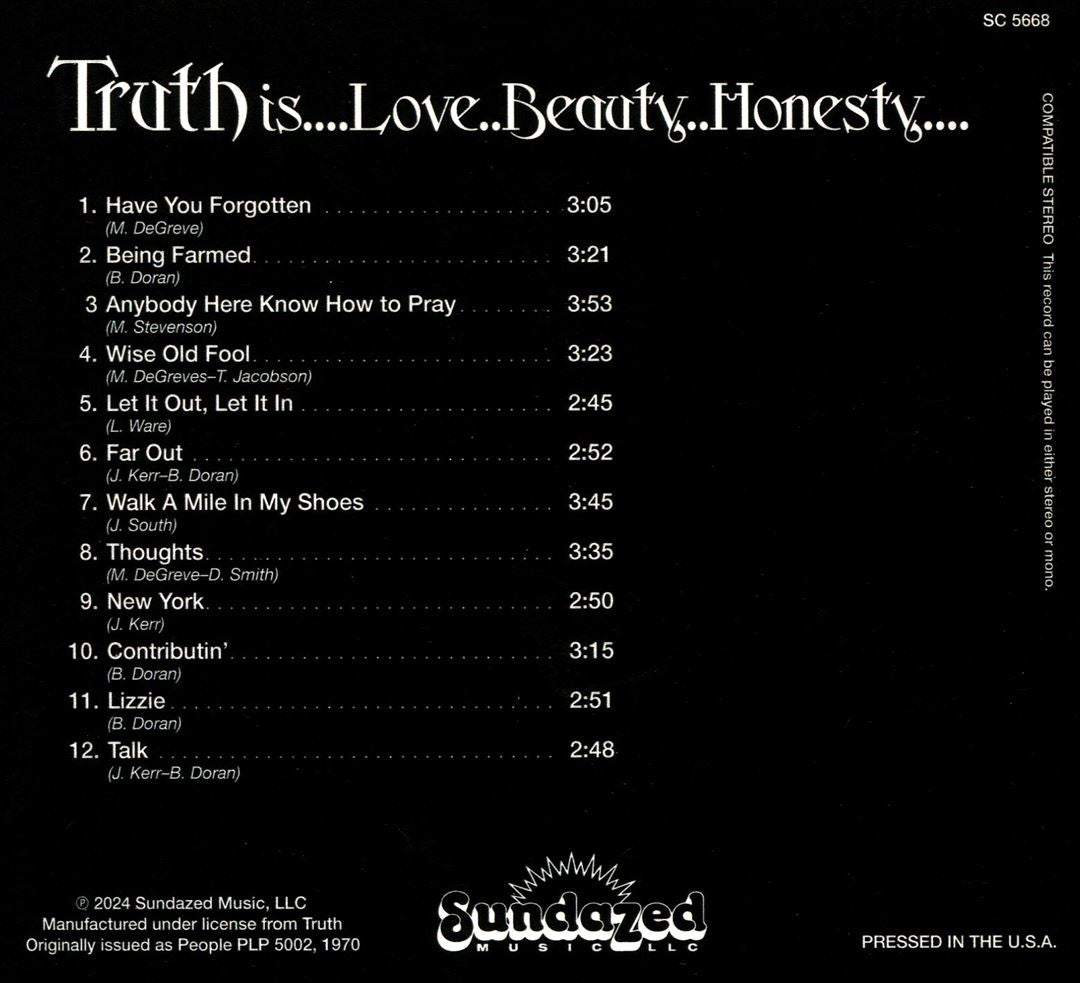 Truth cover art