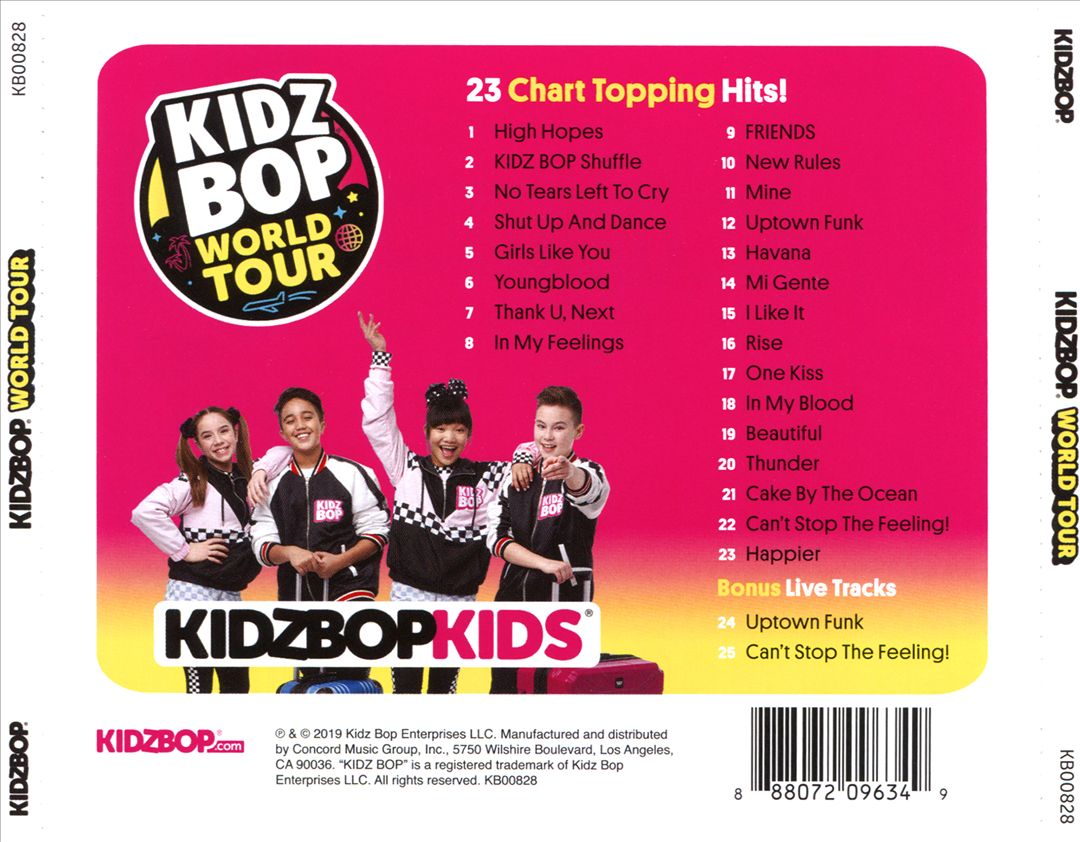 Kidz Bop World Tour cover art